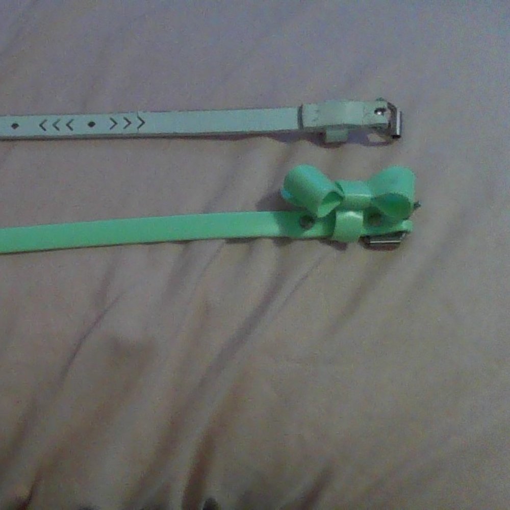 Turquoise and White Belts